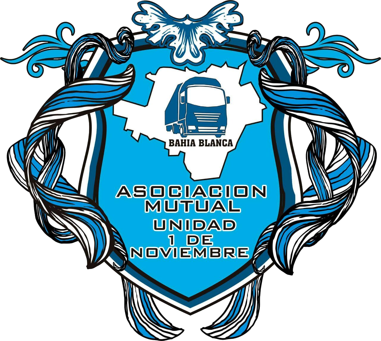 Logo T Asociación Mutual Unidad 1 de Noviembre